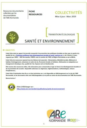 Santé et environnement