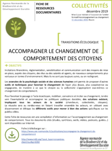 Accompagner le changement de comportement des citoyens – Transition écologique