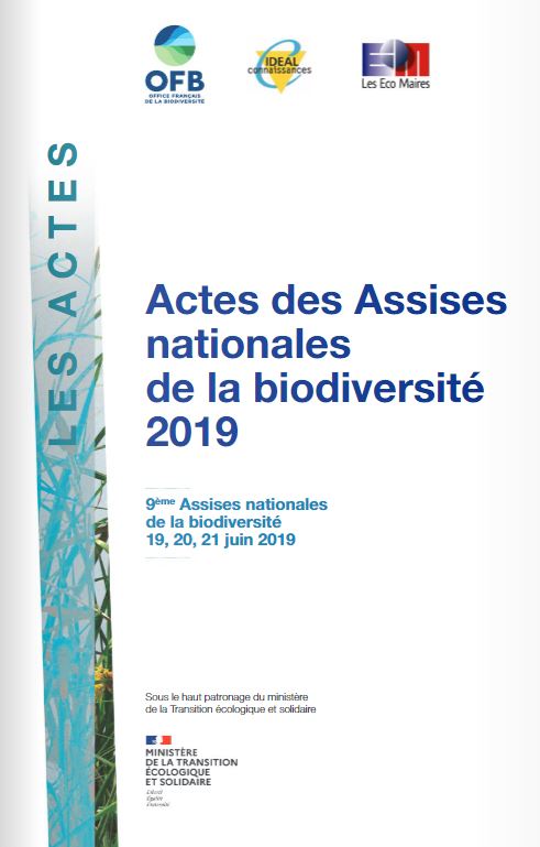 Actes des 9es Assises nationales de la biodiversité 2019, 19-21 juin 2019, Massy