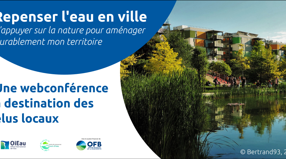 [Webconférence] Repenser l’eau en ville : s’appuyer sur la nature pour aménager durablement mon territoire