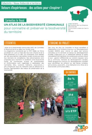 [Retours d’expériences] Un atlas de la biodiversité communale pour connaitre et préserver la biodiversité du territoire