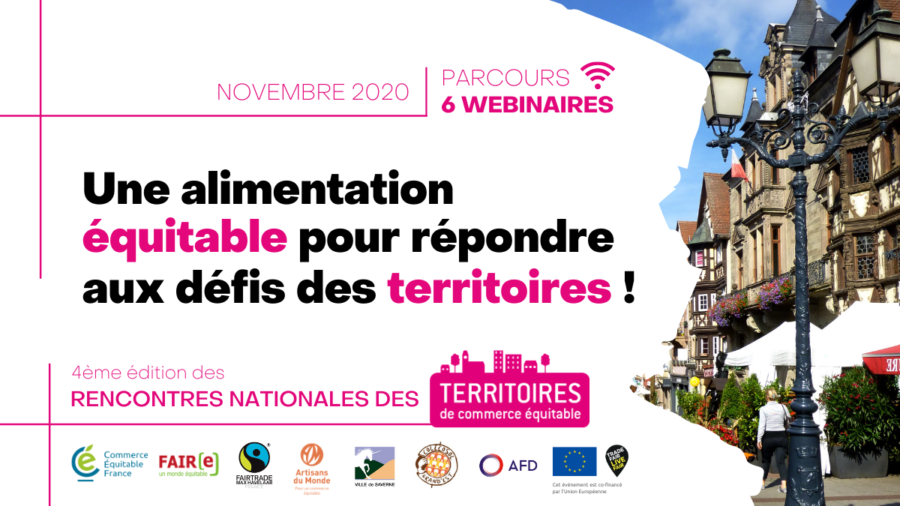 [6 webinaires] Une alimentation équitable pour répondre aux défis des territoires !