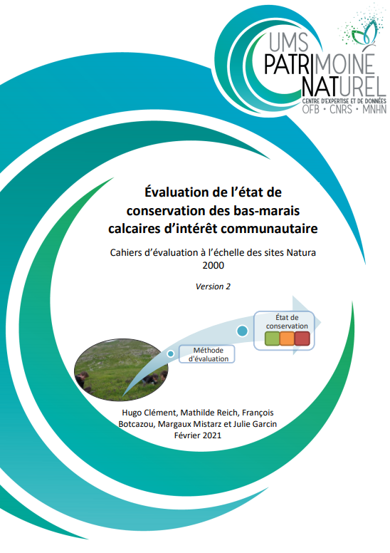 Évaluation de l’état de conservation des bas-marais calcaires d’intérêt communautaire. Cahiers d’évaluation à l’échelle des sites Natura 2000. Version 2