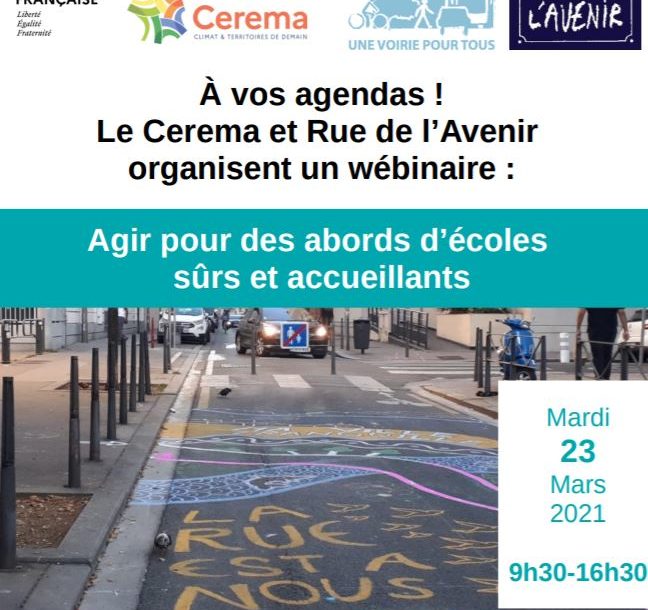 [Webinaire] Agir pour des abords d’écoles sûrs et accueillants