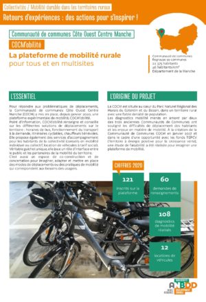 [Retours d’expériences] La plateforme de mobilité rurale pour tous et en multisites
