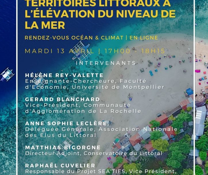 [Webinaire] Rendez-Vous Océan & Climat : Adapter les villes et territoires littoraux à l’élévation du niveau de la mer