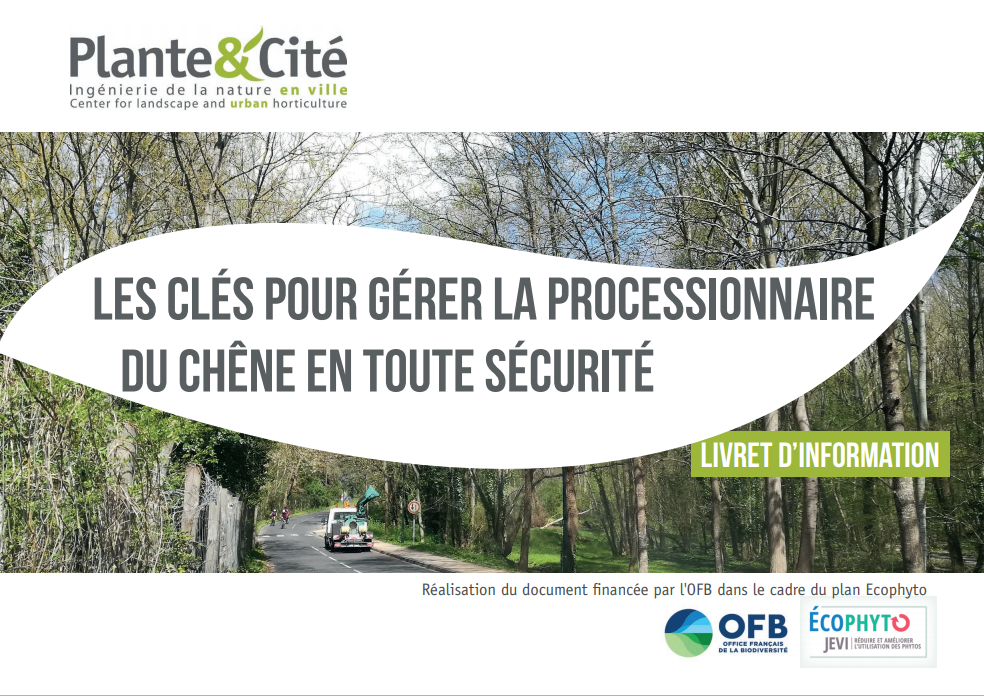 Les clés pour gérer la processionnaire du chêne en toute sécurité. Livret d’information