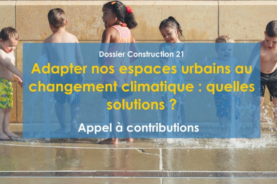 [Appel à contributions] Adapter nos espaces urbains au changement climatique : quelles solutions ?