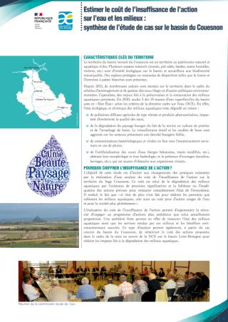 Ne pas agir peut coûter plus cher qu’agir : retour sur l’étude menée sur le territoire du Sage Couesnon (Estimer le coût de l’insuffisance de l’action sur l’eau et les milieux : synthèse de l’étude de cas sur le bassin du Couesnon)