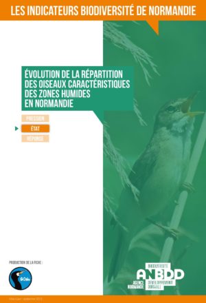 Evolution de la répartition des oiseaux caractéristiques des Zones Humides