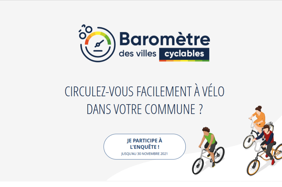 [enquête nationale]  Baromètre des villes cyclables