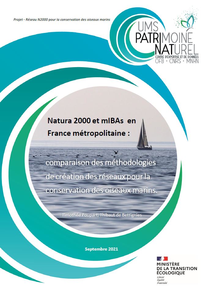 Comparaison des zones d’importance écologique pour la conservation des oiseaux marins