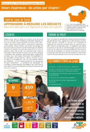 [Retours d’expériences] Apprendre à réduire les déchets : pour être bien dans son logement et dans son quartier