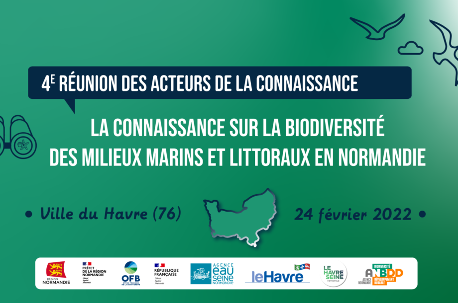 [Journée d’échanges] 4e réunion du réseau des acteurs de la connaissance sur la biodiversité en Normandie