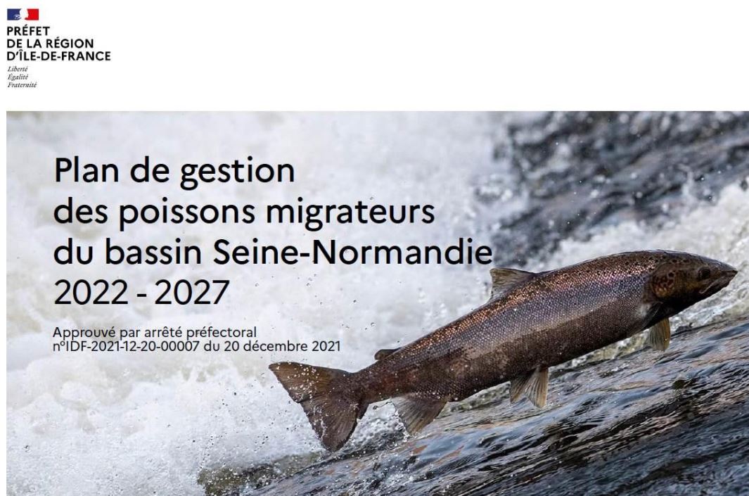 Plan de gestion des poissons migrateurs du bassin Seine-Normandie 2022-2027