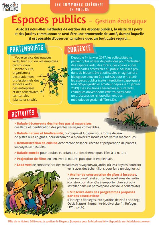 10 fiches Les communes célèbrent la nature des idées pour organiser la Fête de la Nature