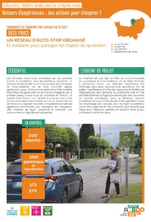 [Retours d’expériences] Rezo pouce : un réseau d’auto-stop organisé et solidaire pour partager les trajets du quotidien