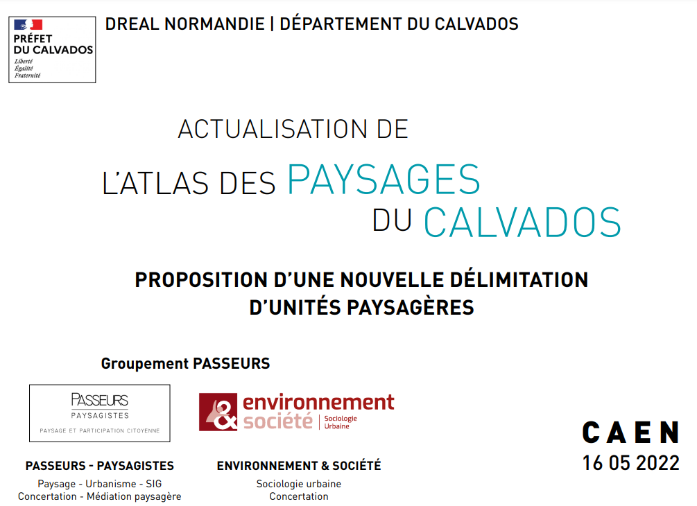 Actualisation de l’atlas des paysages de Normandie – département du Calvados