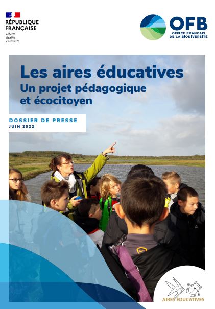 Dossier de presse « Les aires éducatives, un projet pédagogique et écocitoyen »