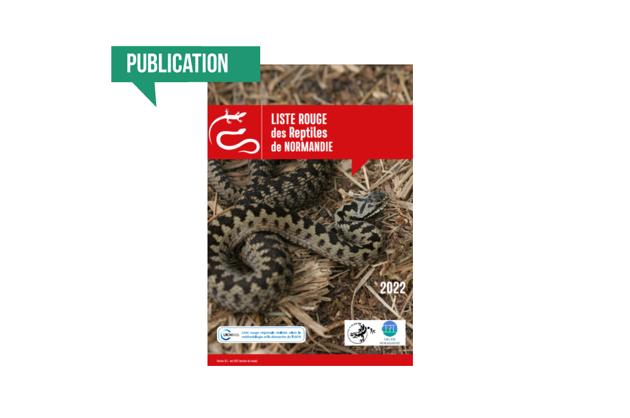 [Liste Rouge] Une seconde publication disponible sur les Reptiles de Normandie