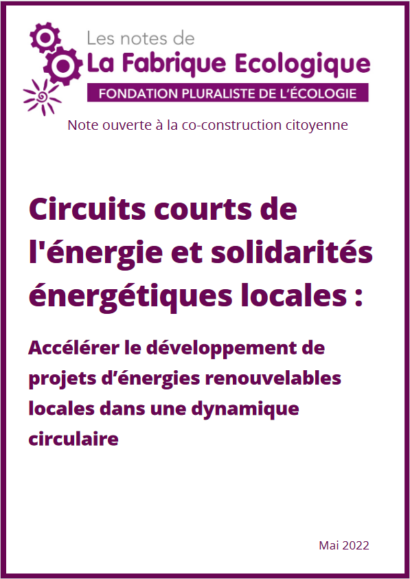 Circuits courts de l’énergie et solidarités énergétiques locales