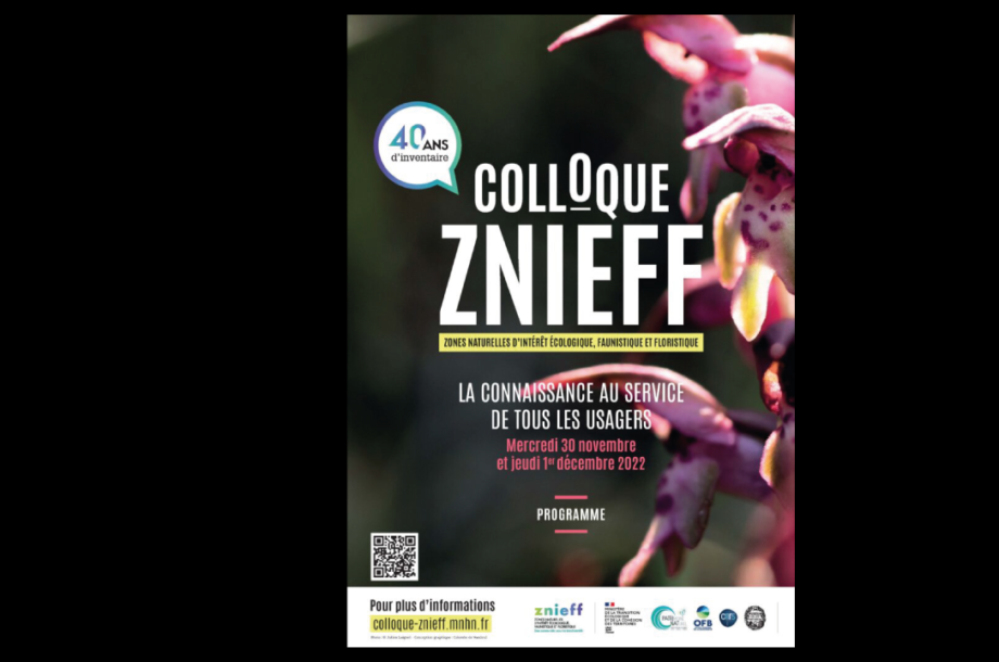 [Colloque] ZNIEFF 40 ans d’inventaire : la connaissance au service de tous les usagers