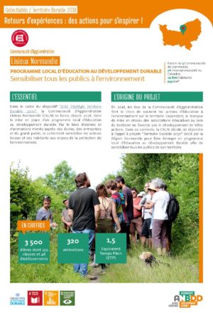 [Retours d’expériences] Programme local d’éducation au développement durable : sensibiliser tous les publics à l’environnement