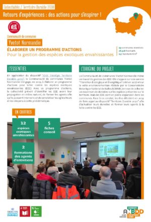 [Retours d’expériences] Élaborer un programme d’actions pour la gestion des espèces exotiques envahissantes