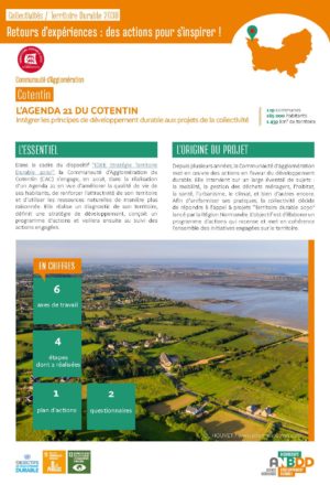 [Retours d’expériences] L’Agenda 21 du Cotentin : intégrer les principes de développement durable aux projets de la collectivité