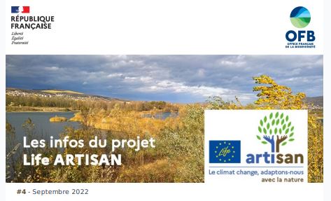 Les infos du projet Life ARTISAN – Numéro #4