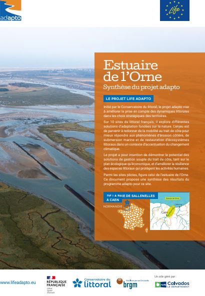 Estuaire de l’Orne. Synthèse du projet adapto