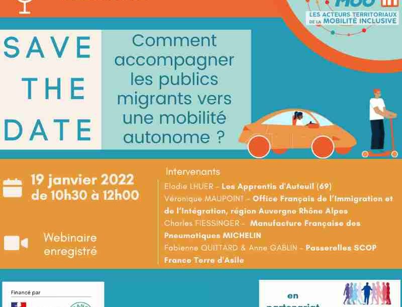 [Webinaire] Comment accompagner les publics migrants vers une mobilité autonome ?