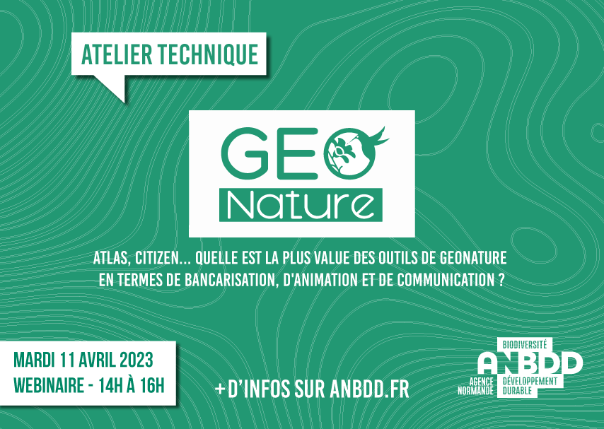 [Webinaire] Atelier technique sur GeoNature en Normandie