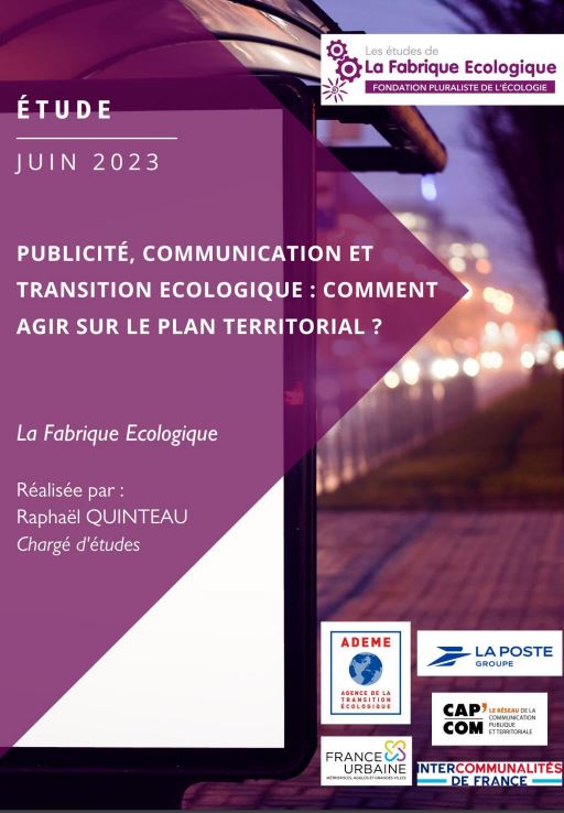 Publicité, communication et transition écologique : comment agir au plan territorial ?