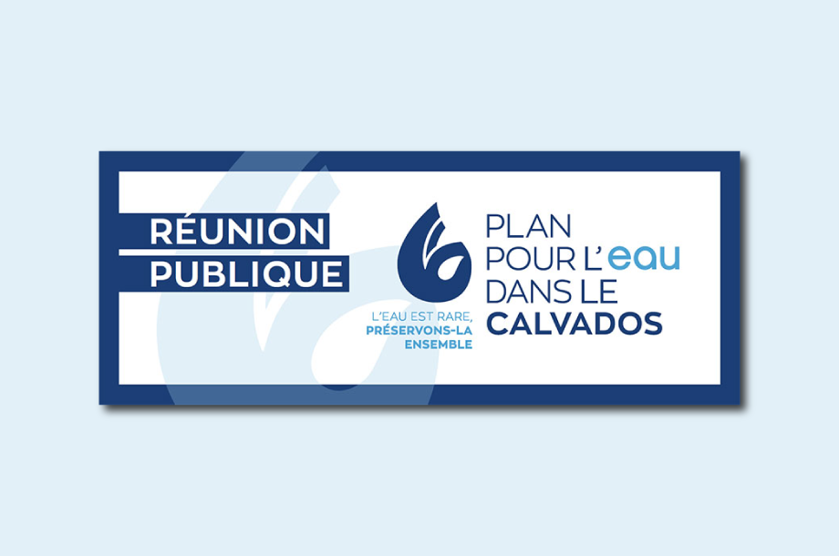 Plan pour l’eau dans le Calvados : six réunions publiques en septembre