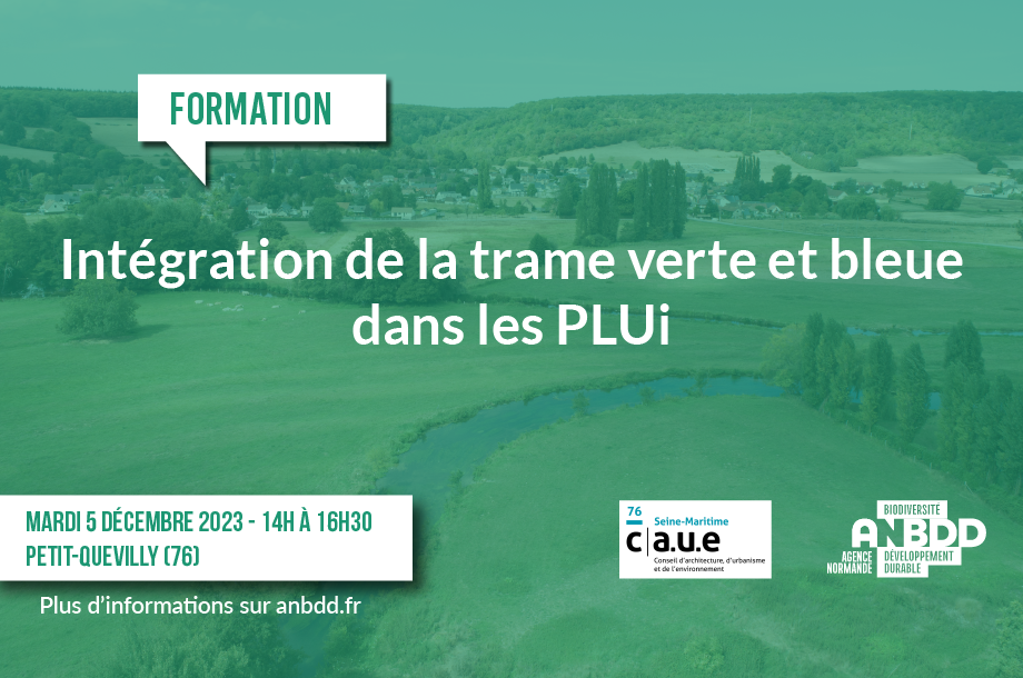 [Formation] Intégration de la trame verte et bleue dans les PLUi