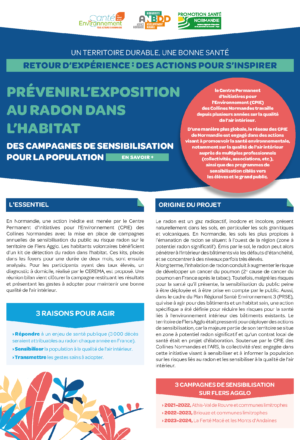 [Retours d’expériences] Prévenir l’exposition au radon dans l’habitat : des campagnes de sensibilisation pour la population