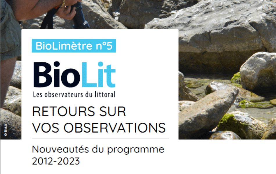 5ème édition du BioLimètre – Nouveautés du programme 2012-2023 – Les observateurs du littoral
