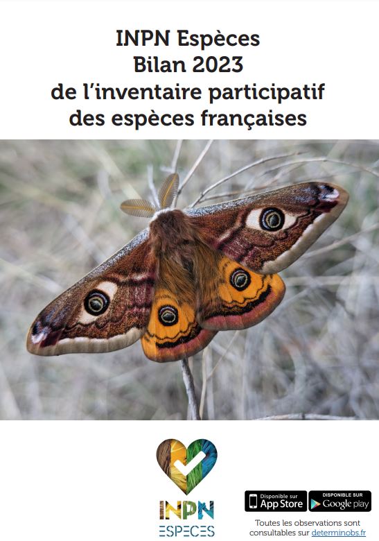 Bilan 2023 de l’inventaire participatif des espèces françaises