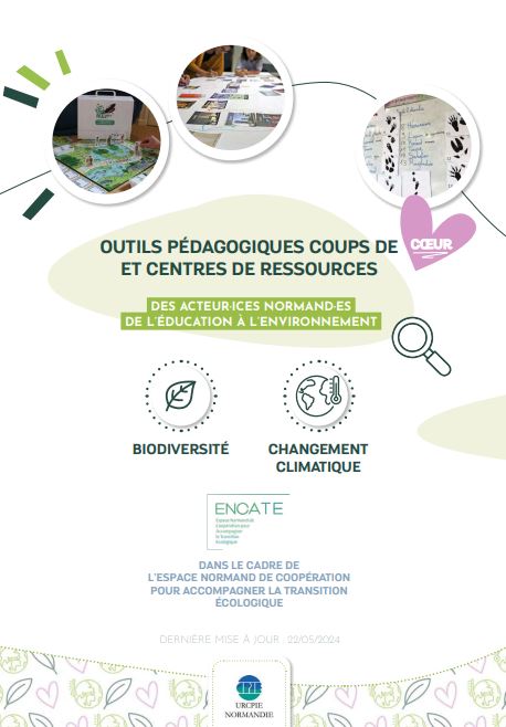 Le catalogue des outils pédagogiques coups de coeur et centres de ressources des acteur.ices normand.es de l’éducation à l’environnement Biodiversité Changement climatique