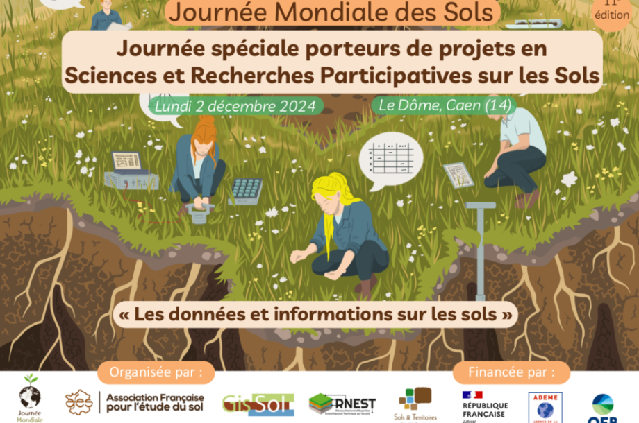 [Rencontres] Journées Mondiales des Sols 2024 –  Les données et informations sur les sols 