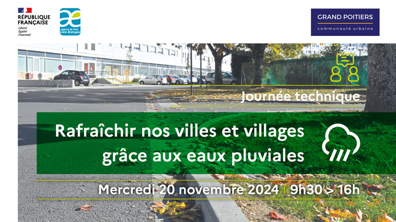[Journée technique]  Rafraîchir nos villes et villages grâce aux eaux pluviales