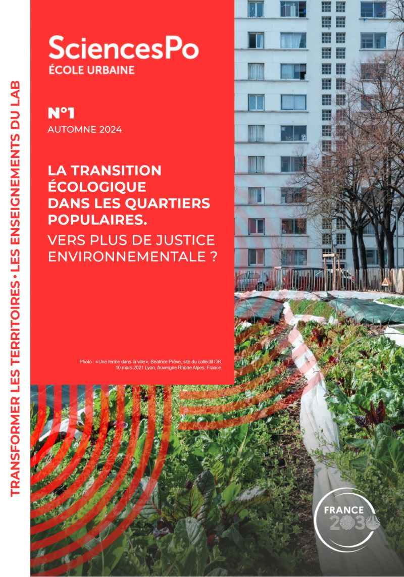 La transition écologique dans les quartiers populaires. Vers plus de justice