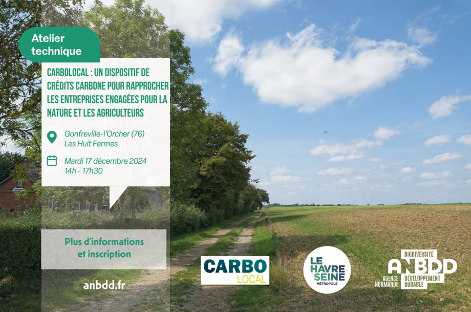 [Atelier technique] Carbolocal : un dispositif de crédits carbone pour rapprocher les entreprises engagées pour la nature et les agriculteurs