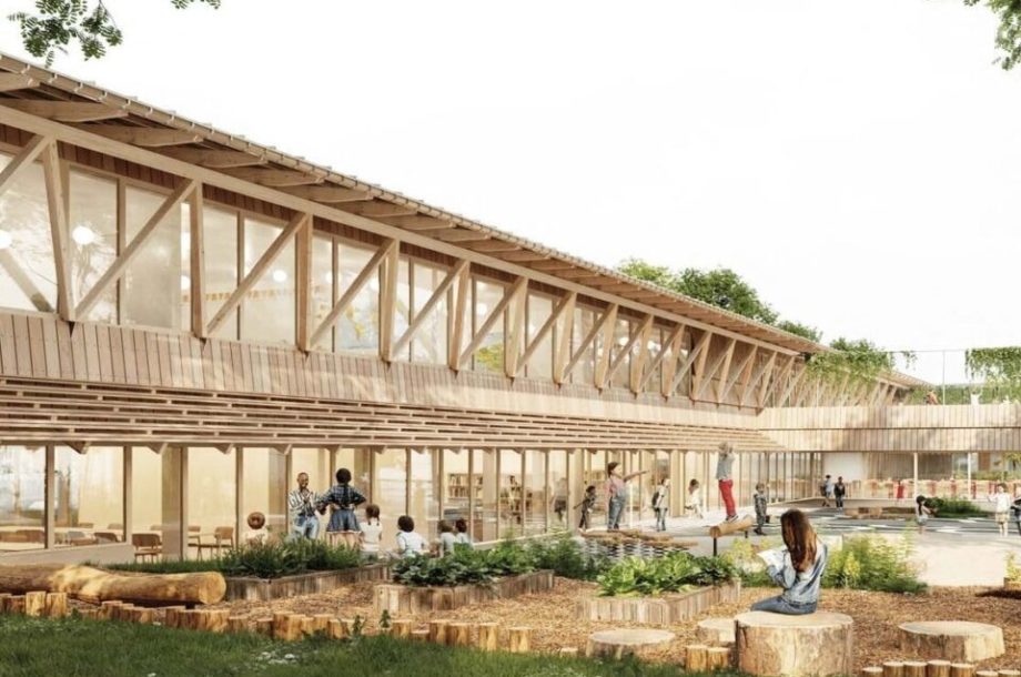 [Visite] Une école en bois et en paille : Mener un projet de construction durable