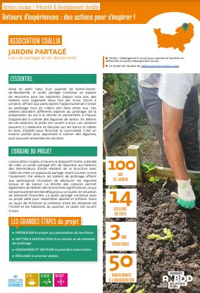 [Retours d’expériences] Jardin partagé : lieu de partage et de découverte