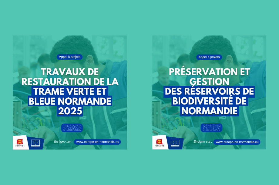 [Appel à projets] Deux appels à projets Région Normandie FEDER en faveur du patrimoine naturel