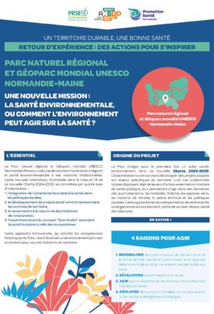 [Retours d’expériences] Une nouvelle mission : la santé environnementale, ou comment l’environnement peut agir sur la santé ?