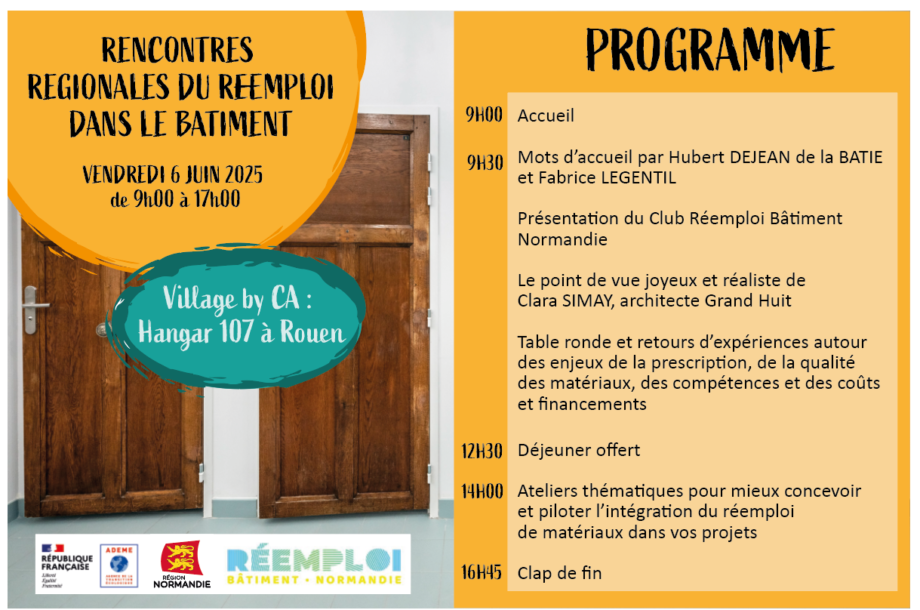[Rencontres] Réemploi de matériaux dans le bâtiment en Normandie