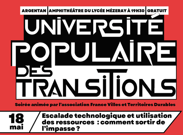 [Conférence] Escalade technologique et utilisation des ressources : comment sortir de l’impasse ?